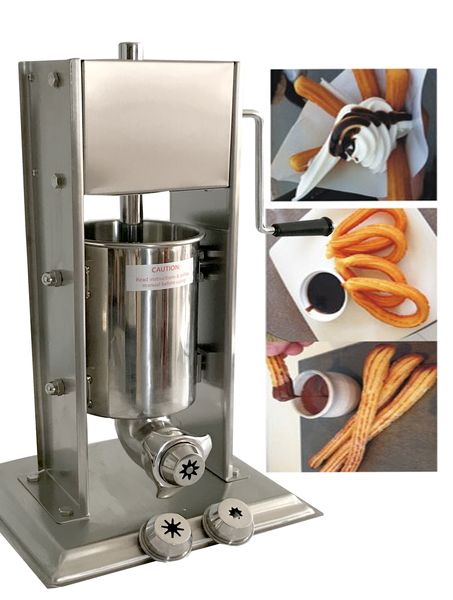 304 stainless steel 3l spain churros machine with 3 size flower core
304 stainless steel 3l spain churros machine with 3 size flower core