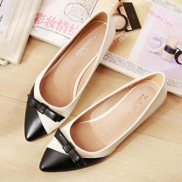 sweet department of shoes 2020 flats are all-match shallow mouth pointed small soft bottom shoes, Black
sweet department of shoes 2020 flats are all-match shallow mouth pointed small soft bottom shoes, Black