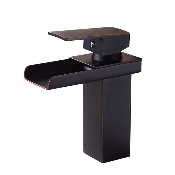 waterfall bathroom faucet single handle one hole deck mount lavatory oil-rubbed bronze
waterfall bathroom faucet single handle one hole deck mount lavatory oil-rubbed bronze