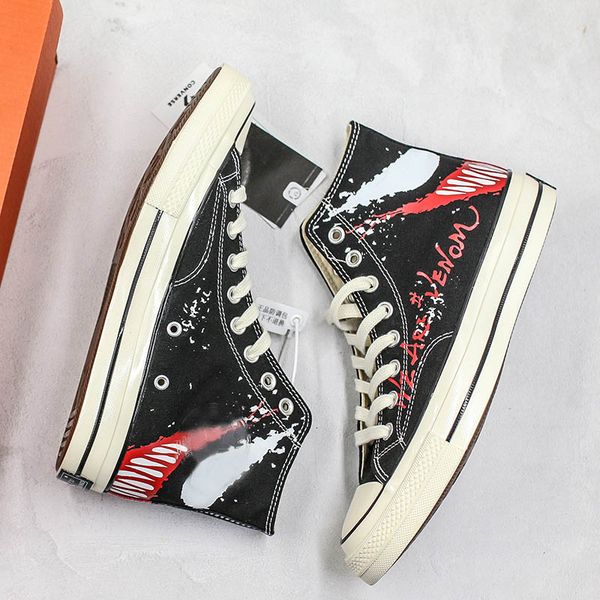 limited ручная роспись улица сезам 197s0 холст chuck 70 дизайнер обуви casual man женщина vulcanized скейт обувь новая мода черный кроссовки
limited ручная роспись улица сезам 197s0 холст chuck 70 дизайнер обуви casual man женщина vulcanized скейт обувь новая мода черный кроссовки