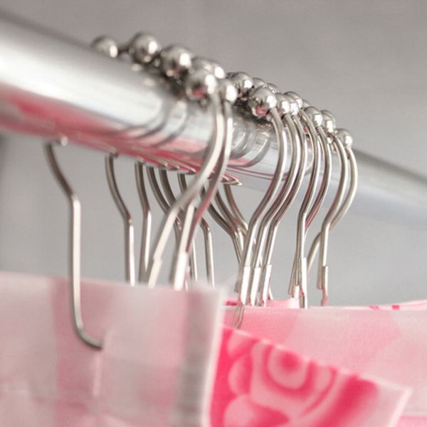 12 pcs/set shower curtain hooks metal five beads gourd shaped anti rust hook bathroom accessories dtt88
12 pcs/set shower curtain hooks metal five beads gourd shaped anti rust hook bathroom accessories dtt88