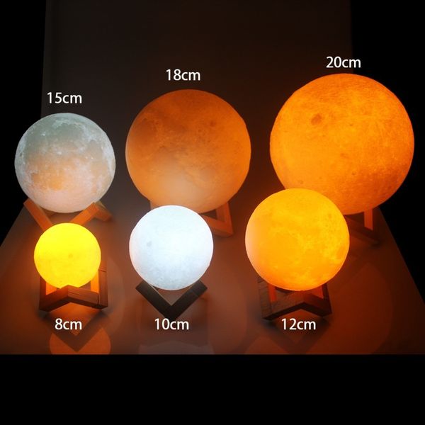 vip link for dropship 3d print moon lamp 2 colors led night light for christmas decoration home decor creative gift usb charging
vip link for dropship 3d print moon lamp 2 colors led night light for christmas decoration home decor creative gift usb charging