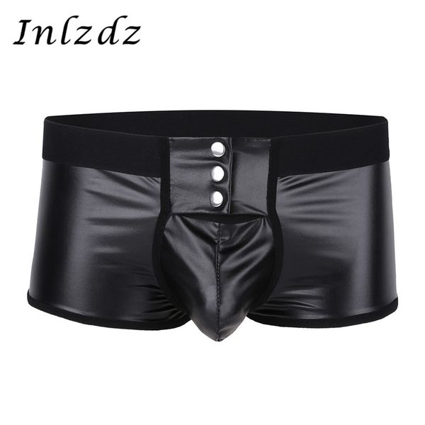underwear men lingerie soft faux leather underwear bulge pouch exotic boxer briefs shorts comfortable male panties, Black;white
underwear men lingerie soft faux leather underwear bulge pouch exotic boxer briefs shorts comfortable male panties, Black;white