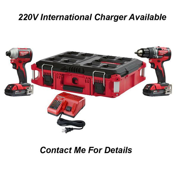Milwaukee M18 Безщеточный комбинированный комплект Drill Impact Driver 220В зарядное устройство
Milwaukee M18 Безщеточный комбинированный комплект Drill Impact Driver 220В зарядное устройство