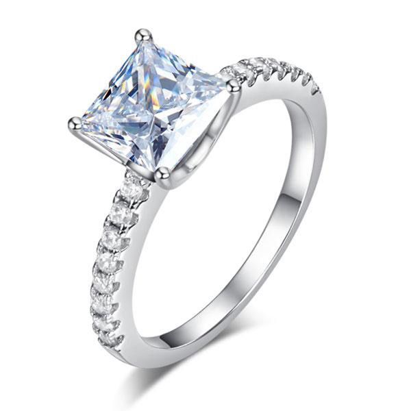 exquisite women wedding rings 1.5 ct princess cut created diamond 925 sterling silver wedding ring engagement promise anniversary xfr8247, Slivery;golden
exquisite women wedding rings 1.5 ct princess cut created diamond 925 sterling silver wedding ring engagement promise anniversary xfr8247, Slivery;golden