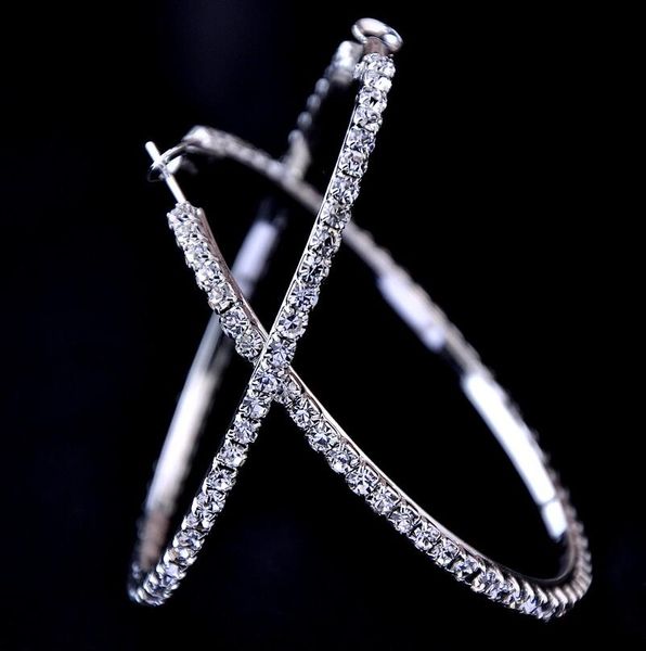 new 30-100mm large crystal hoops earrings paparazzi cz hiphop earrings christmas gift gd, Golden;silver
new 30-100mm large crystal hoops earrings paparazzi cz hiphop earrings christmas gift gd, Golden;silver