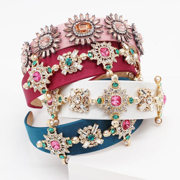 exquisite luxury baroque court style color crystal cross inlaid wide headband dance party catwalk headbands hair accessories, Golden;white
exquisite luxury baroque court style color crystal cross inlaid wide headband dance party catwalk headbands hair accessories, Golden;white