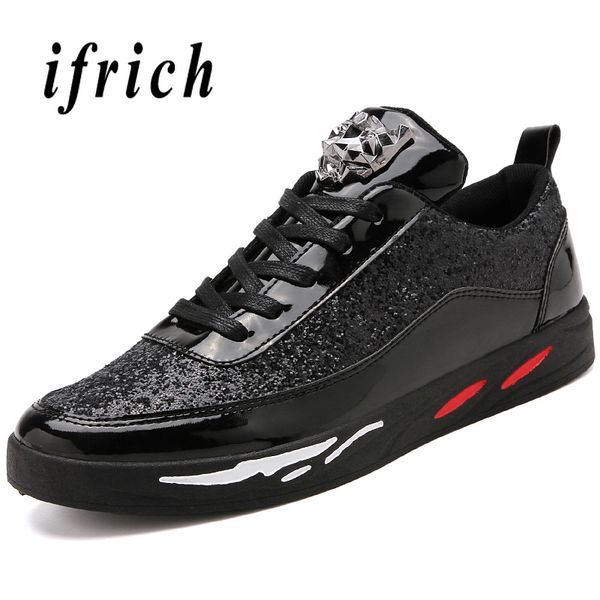 new casual brand shoes for men designer male walking footwear comfortable flats casual mens shoes patent leather men flats, Black
new casual brand shoes for men designer male walking footwear comfortable flats casual mens shoes patent leather men flats, Black