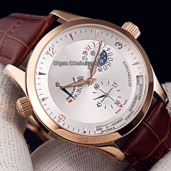 new master control world geographic q1502420 q1528420 white dial automatic mens watch moon phase power reserve rose gold case leather strap., Slivery;brown
new master control world geographic q1502420 q1528420 white dial automatic mens watch moon phase power reserve rose gold case leather strap., Slivery;brown