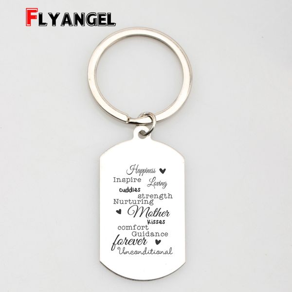 laser engraved key chain mother kisses comfort guidance forever gifts for mom keyrings charm accessories key holder, Silver
laser engraved key chain mother kisses comfort guidance forever gifts for mom keyrings charm accessories key holder, Silver