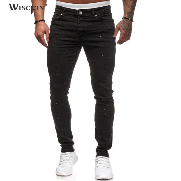 casual skinny jeans men white point black slim stretch jeans autumn business trousers fashion men's denim pants d30, Blue
casual skinny jeans men white point black slim stretch jeans autumn business trousers fashion men's denim pants d30, Blue