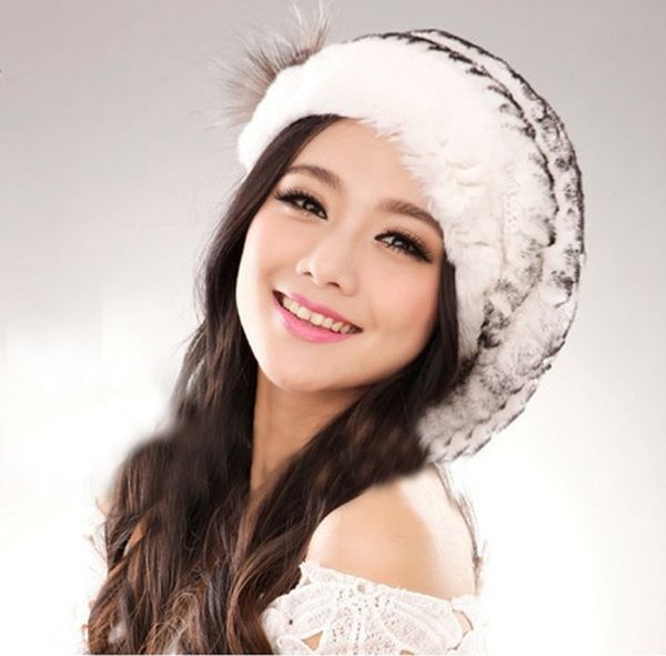 ladies fashion excellent knitted real natural rex fur hat genuine women fashion winter cap beret hat, Blue;gray
ladies fashion excellent knitted real natural rex fur hat genuine women fashion winter cap beret hat, Blue;gray