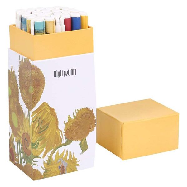 mylifeunit 0.35 mm gel ink pens van gogh series paintings creative students gel ink pens black refill with color pen box
mylifeunit 0.35 mm gel ink pens van gogh series paintings creative students gel ink pens black refill with color pen box