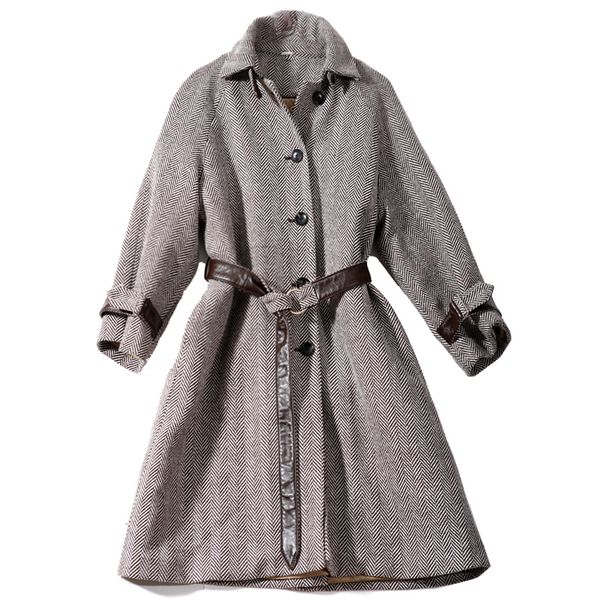 wool cotton blend twill women high grade long cardigan coat sheep leather spliced single breasted eu size s/m/l, Black
wool cotton blend twill women high grade long cardigan coat sheep leather spliced single breasted eu size s/m/l, Black