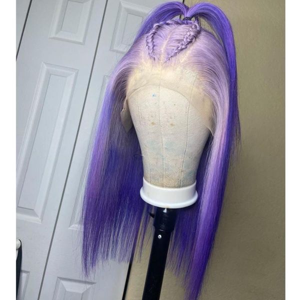 transparent lace ombre light purple full lace human hair wigs with baby hair pre plucked natural hairline 13x6 front wigs, Black;brown
transparent lace ombre light purple full lace human hair wigs with baby hair pre plucked natural hairline 13x6 front wigs, Black;brown