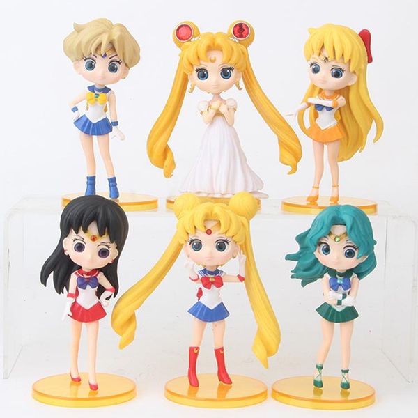 newsale wholesale q version sailor moon garage kit action figure toy 6 styles anime cartoon collection pvc children birthday gift
newsale wholesale q version sailor moon garage kit action figure toy 6 styles anime cartoon collection pvc children birthday gift