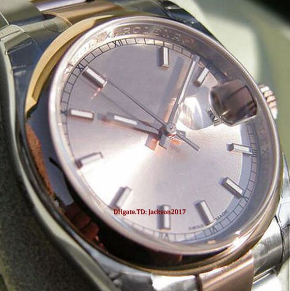 original box certificate casual modern watches 116201 mens steel pink gold pink stick dial 36mm, Slivery;brown
original box certificate casual modern watches 116201 mens steel pink gold pink stick dial 36mm, Slivery;brown