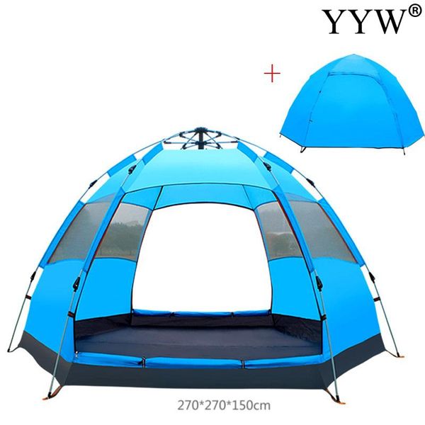 dual layer waterproof up open anti uv tourist tent 3-4 person outdoor automatic camping tent for outdoor hiking beach travel
dual layer waterproof up open anti uv tourist tent 3-4 person outdoor automatic camping tent for outdoor hiking beach travel