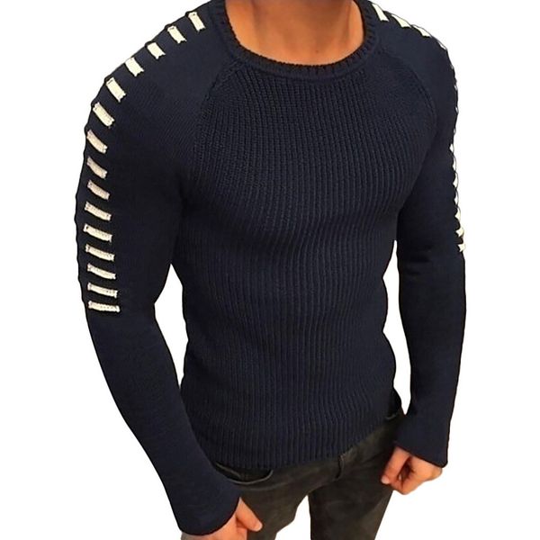 2019 men's knit sweaters round neck pullover long sleeve male sweater shoulder pleated men's fashion sweater men clothing, White;black
2019 men's knit sweaters round neck pullover long sleeve male sweater shoulder pleated men's fashion sweater men clothing, White;black