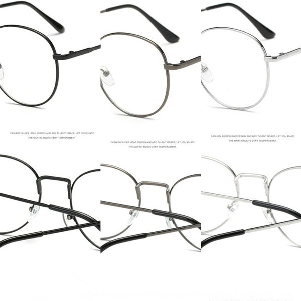 915 artistic myopia frame women's frame men's plain glasses hipster myopia glasses, Silver
915 artistic myopia frame women's frame men's plain glasses hipster myopia glasses, Silver