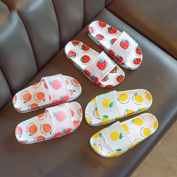 summer new girls slippers fashion fruits flip words kids home slippers size 25-35 korean children's tide open toe sandals, Black;red
summer new girls slippers fashion fruits flip words kids home slippers size 25-35 korean children's tide open toe sandals, Black;red