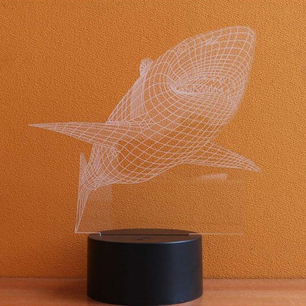 7 color 3d night light shark night light eye care led light bedside night lamp home decoration birthday gift
7 color 3d night light shark night light eye care led light bedside night lamp home decoration birthday gift