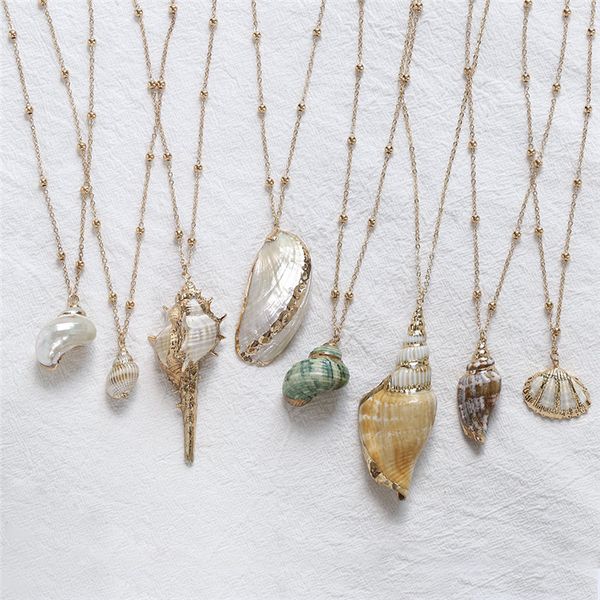 2019 boho conch shells necklace sea beach shell pendant necklace for women collier femme shell cowrie summer jewelry bohemian, Silver
2019 boho conch shells necklace sea beach shell pendant necklace for women collier femme shell cowrie summer jewelry bohemian, Silver