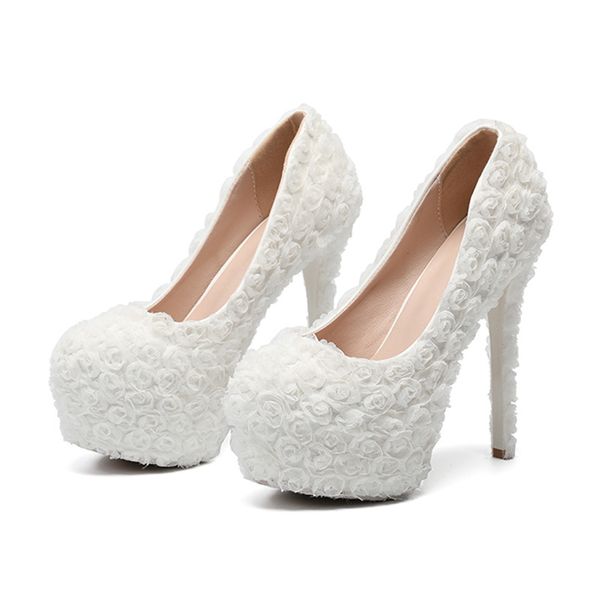 in stock white lace flowers wedding bridal shoes plus size platform bridal wedding sandals shoes pure color simple prom party women shoes, Black
in stock white lace flowers wedding bridal shoes plus size platform bridal wedding sandals shoes pure color simple prom party women shoes, Black