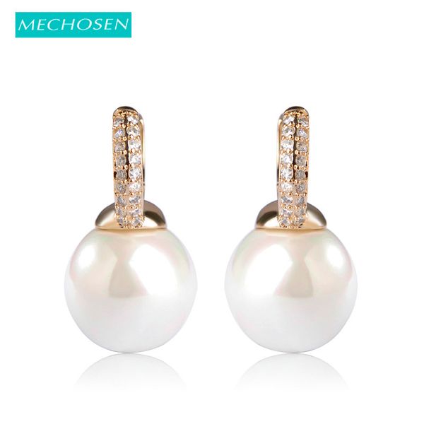 mechosen brand cubic zircon copper earrings simulated pearl brincos pusety wedding banquet engagement women ear cuff accessories, Golden;silver
mechosen brand cubic zircon copper earrings simulated pearl brincos pusety wedding banquet engagement women ear cuff accessories, Golden;silver