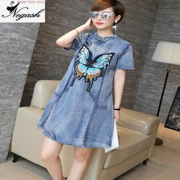 s-2xl summer women dresses 2016 plus size mori girl denim dress vintage new design embroidery vestidos vestido brand, Black;gray
s-2xl summer women dresses 2016 plus size mori girl denim dress vintage new design embroidery vestidos vestido brand, Black;gray