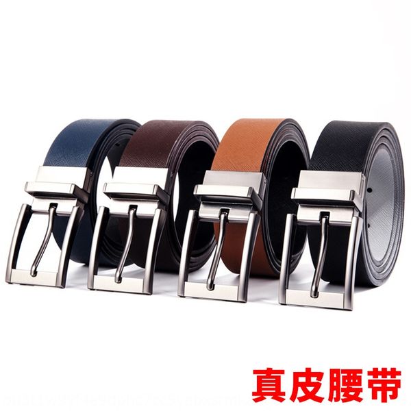 high-grade men's pin casual simple versatile pin buckle leather belt belt for rotating two sides, Black;brown
high-grade men's pin casual simple versatile pin buckle leather belt belt for rotating two sides, Black;brown
