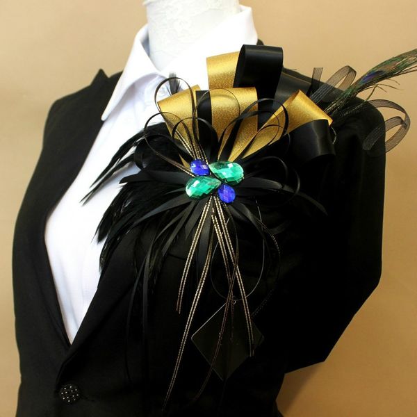 feather brooches high-grade men's gifts wings badges epaulets performance stage host trendy golden tassel feather korean brooch, Gray
feather brooches high-grade men's gifts wings badges epaulets performance stage host trendy golden tassel feather korean brooch, Gray