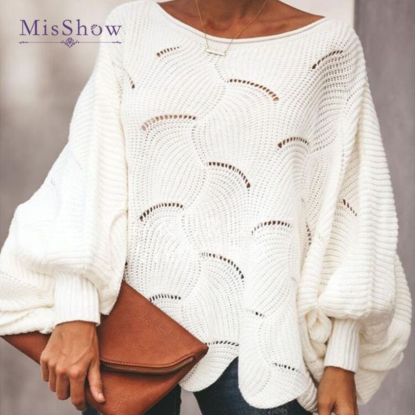 2019 new hollow out women sweaters solid femme casual knitted lantern sleeve ruffles women pullover oversized sweater plus size, White;black
2019 new hollow out women sweaters solid femme casual knitted lantern sleeve ruffles women pullover oversized sweater plus size, White;black