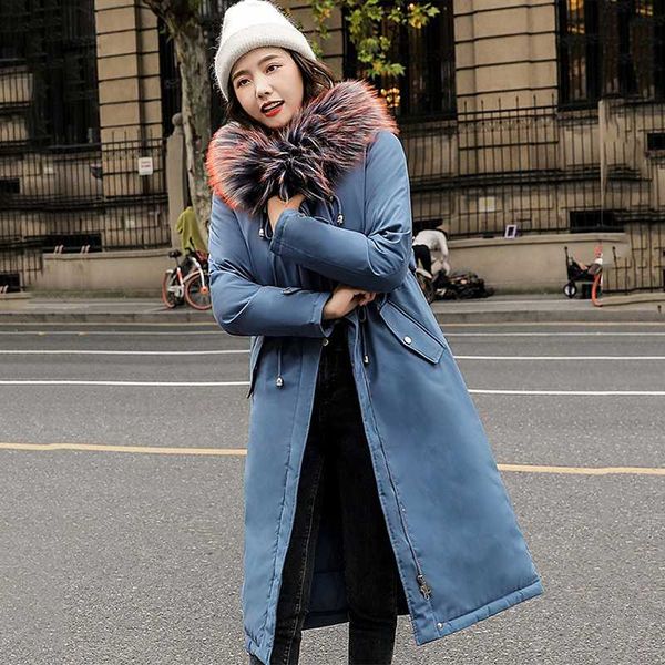 2020 plus size women down jacket winter new long down cotton jackets female warm hooded fur collar parkas outerwear 45/125 kg, Black
2020 plus size women down jacket winter new long down cotton jackets female warm hooded fur collar parkas outerwear 45/125 kg, Black