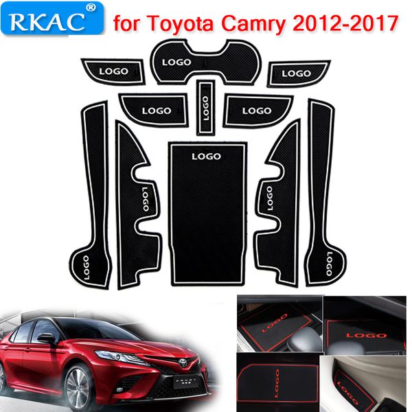 rkac anti-slip 11pcs car interior cup mat door gate slot pad storage box mat stickers for camry 2012 - 2015 accessories
rkac anti-slip 11pcs car interior cup mat door gate slot pad storage box mat stickers for camry 2012 - 2015 accessories