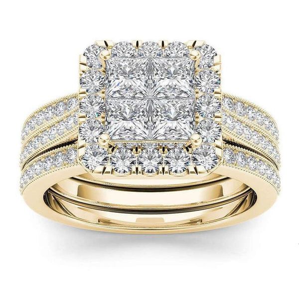 luxury gold square zirconia women rings set-3pcs rhinestone inlaid wedding engagement ring anniversary gift jewelry, Slivery;golden
luxury gold square zirconia women rings set-3pcs rhinestone inlaid wedding engagement ring anniversary gift jewelry, Slivery;golden