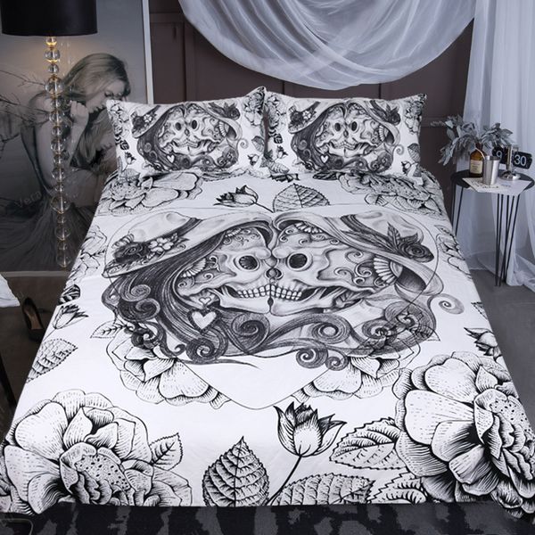heart skull bedding set black white love skulls duvet cover pillowcases twin king size polyester bedlinen bedspreads 3pcs
heart skull bedding set black white love skulls duvet cover pillowcases twin king size polyester bedlinen bedspreads 3pcs