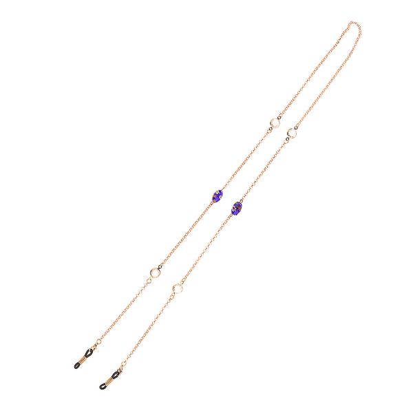 glass beads chain gold chain ring eyeglass holder spectacle sunglass cord necklace 78cm/30.7
glass beads chain gold chain ring eyeglass holder spectacle sunglass cord necklace 78cm/30.7