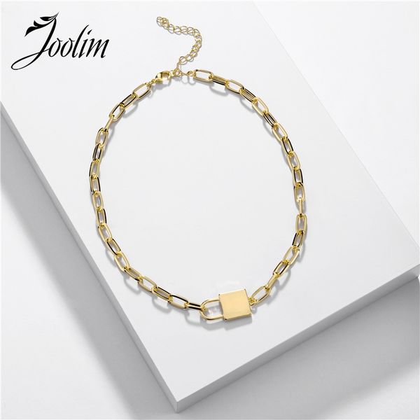 chokers joolim paperclip chain choker necklace padlock pendant 2021 trend gold & silver good polish jewelry, Golden;silver
chokers joolim paperclip chain choker necklace padlock pendant 2021 trend gold & silver good polish jewelry, Golden;silver