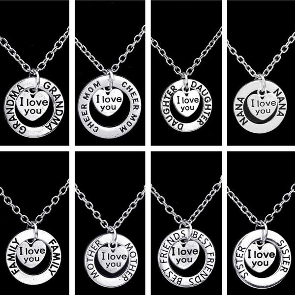 mom i love you family heart pendant necklace djn33 mix order pendant necklaces jewelry, Silver
mom i love you family heart pendant necklace djn33 mix order pendant necklaces jewelry, Silver