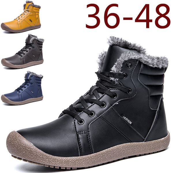 super warm men winter boots for men warm waterproof rain boots shoes 2018 new men's ankle snow boot botas masculina bota, Black
super warm men winter boots for men warm waterproof rain boots shoes 2018 new men's ankle snow boot botas masculina bota, Black