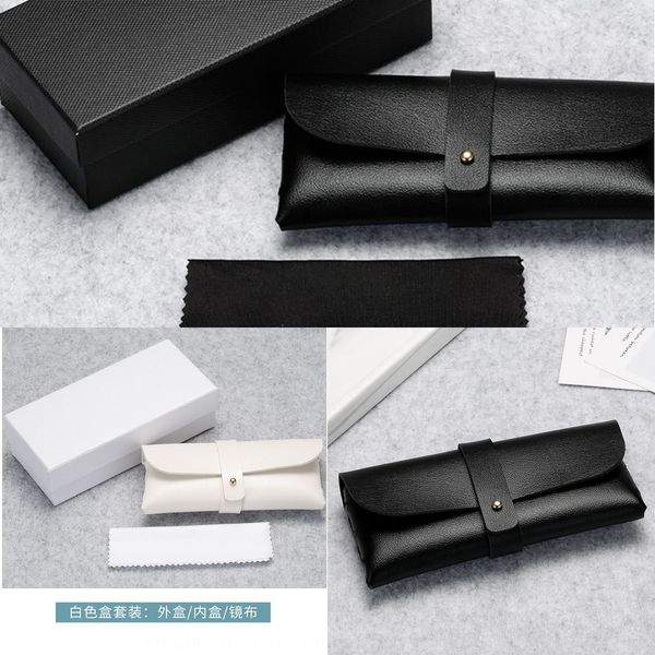 white high-end sun case case glasses packaging black leather box set can be printed exquisite glasses box
white high-end sun case case glasses packaging black leather box set can be printed exquisite glasses box