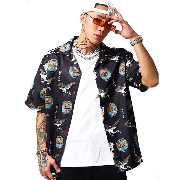 men shirt retro lucky cat digital printing loose men shirt autumn summer new fashion tide for man soft, White;black
men shirt retro lucky cat digital printing loose men shirt autumn summer new fashion tide for man soft, White;black