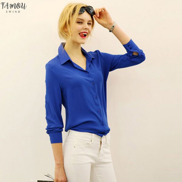 womens clothing women blouses direct selling button solid autumn new long sleeve shirt female chiffon womens slim clothing, White
womens clothing women blouses direct selling button solid autumn new long sleeve shirt female chiffon womens slim clothing, White