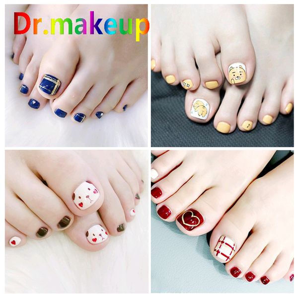 dr.makeup 22 tips/sheet artificial toenail sticker waterproof long lasting full cover feet nail diy tips decoration manicure, Black
dr.makeup 22 tips/sheet artificial toenail sticker waterproof long lasting full cover feet nail diy tips decoration manicure, Black