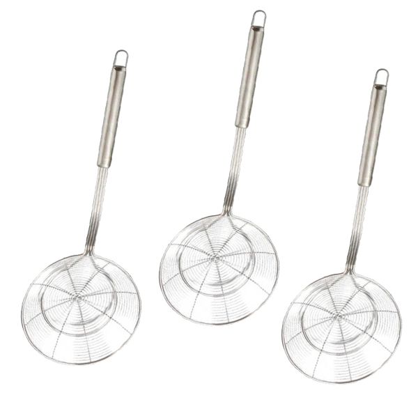 3x spider strainer skimmer, asian strainer ladle stainless steel wire skimmer spoon with handle 20cm
3x spider strainer skimmer, asian strainer ladle stainless steel wire skimmer spoon with handle 20cm