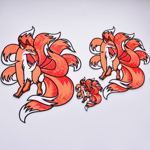 embroidery fox patches for jackets,embroidered nine-tailed fox badges appliques for jeans,animals patches for clothing ch02615, Black
embroidery fox patches for jackets,embroidered nine-tailed fox badges appliques for jeans,animals patches for clothing ch02615, Black