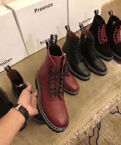 luxury new proenzaschouler womens martin army knight motorcycle outdoor cow leather low heel 4.5cm boots footwear size 35-40, Black
luxury new proenzaschouler womens martin army knight motorcycle outdoor cow leather low heel 4.5cm boots footwear size 35-40, Black