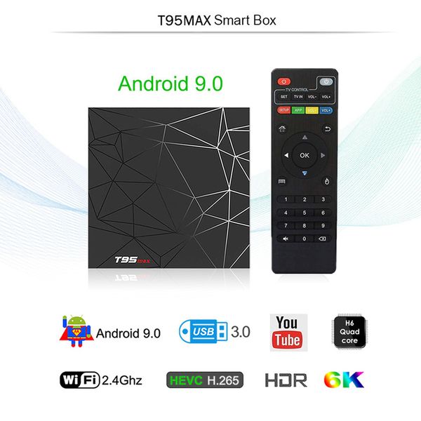 T95 max mart android 9 0 tv box allwinner h6 quad core t95max 2 4ghz wifi u b 3 0 4k et box 
T95 max mart android 9 0 tv box allwinner h6 quad core t95max 2 4ghz wifi u b 3 0 4k et box