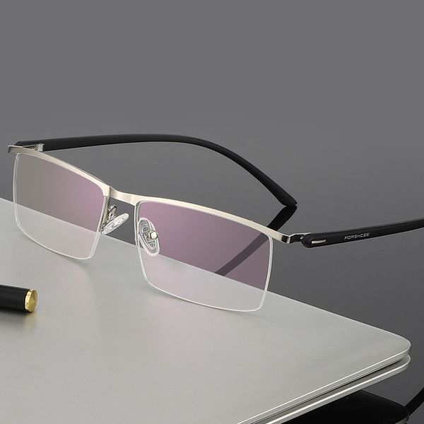 wholesale-bclearr optical business titanium eyeglasses frame for men eyewear semi-rimless glasses with spes 5 optional colors hot, Black
wholesale-bclearr optical business titanium eyeglasses frame for men eyewear semi-rimless glasses with spes 5 optional colors hot, Black